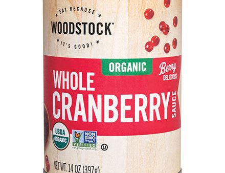 Woodstock Organic Whole Cranberry Sauce 14oz *Discontinued* Until Next Season Online Sale