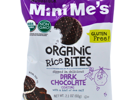 Woodstock MiniMe s Organic Rice Bites Dark Chocolate 2.1oz *Save Every Day* on Sale