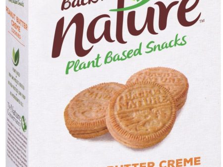 Back to Nature Peanut Butter Creme Cookies 9.6oz For Sale