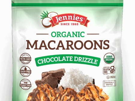 Jennies Organic Macaroons Chocolate Drizzle 5.25oz Online