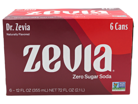 Zevia Zero Calorie Soda Dr. Zevia with Deposit 6 12oz Discount