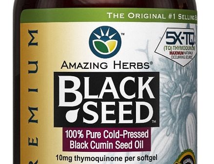 Amazing Herbs 500mg Black Seed Oil Softgels 90ct Cheap