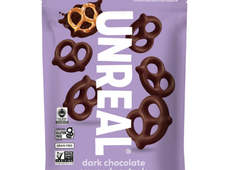 Unreal Dark Chocolate Covered Pretzels 3.5oz *TPR* Fashion