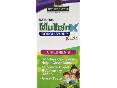 Nature s Answer Mullein-X Cough Syrup Kids 4oz on Sale