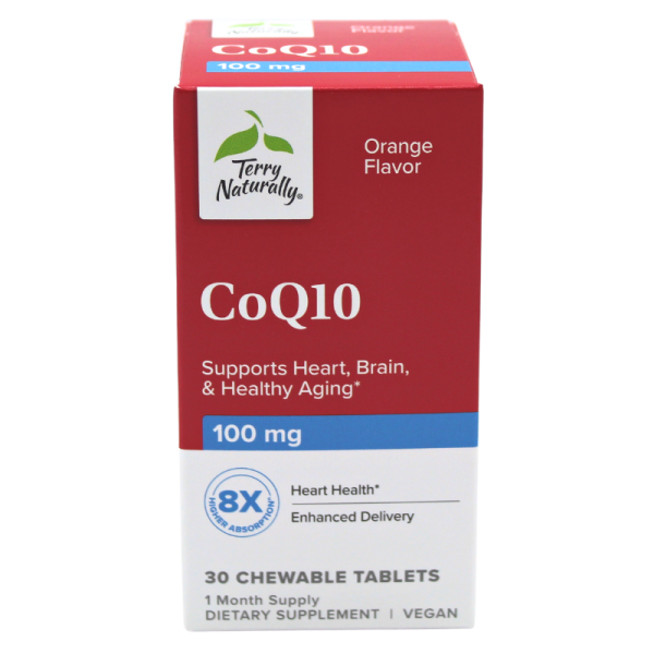 Terry Naturally CoQ10 Chewable 100mg 30ct For Discount