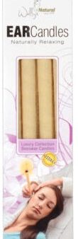 Wally s Natural Beeswax Ear Candles Lavender 4ct Discount