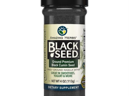 Amazing Herbs Black Cumin Seed Ground 4oz Online now