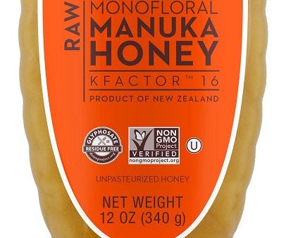 Wedderspoon Raw Monofloral Manuka Honey 12oz For Cheap