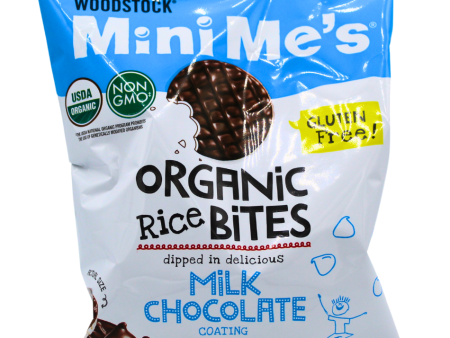 Woodstock MiniMe s Organic Rice Bites Milk Chocolate 2.1oz *Save Every Day* Discount