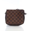 Louis Vuitton Trousse Pochette Damier Ebene Canvas Small Shoulder Bag Online now