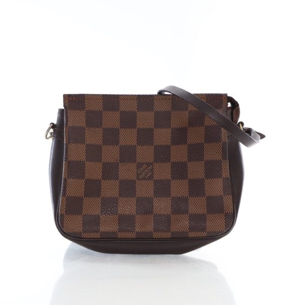 Louis Vuitton Trousse Pochette Damier Ebene Canvas Small Shoulder Bag Online now