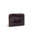 Louis Vuitton Vernis Zippy Coin Purse Short Wallet - Dark Brown Small Online Sale