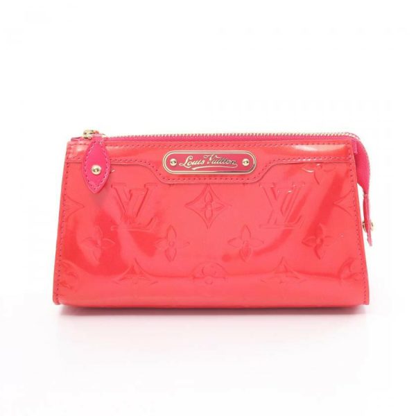 Louis Vuitton Truth Cosmetics Monogram Vernis Rose Pop Pouch Pink Purple Leather Online Hot Sale