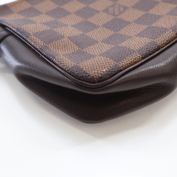 Louis Vuitton Trousse Pochette Damier Ebene Canvas Small Shoulder Bag Online now