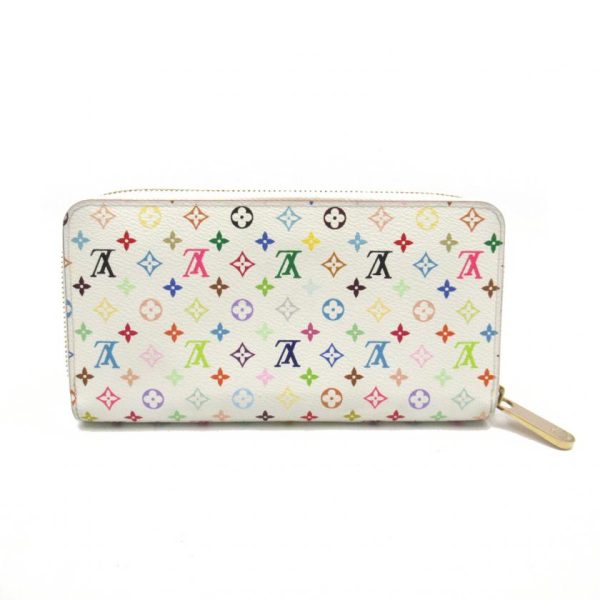 Louis Vuitton Zippy Round Zipper PVC Coated Canvas Monogram White Long Wallet Sale