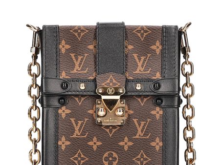 LOUIS VUITTON Trunk Pochette Vertical Monogram Canvas on Sale