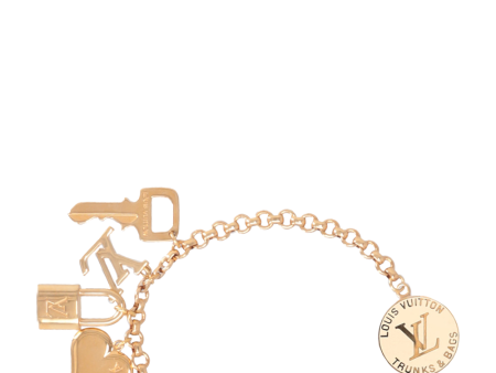 LOUIS VUITTON Trunks & Bags Charm Bracelet on Sale