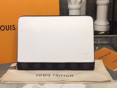 Louis Vuitton Zippy Organizer Epi Leather White Online