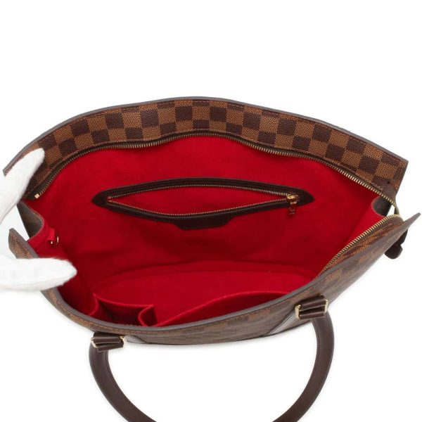 LOUIS VUITTON Babylone SPO Red N51103 Damier Ebene Canvas Online Hot Sale