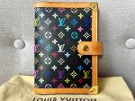 Louis Vuitton Black Multicolore Agenda PM Fashion