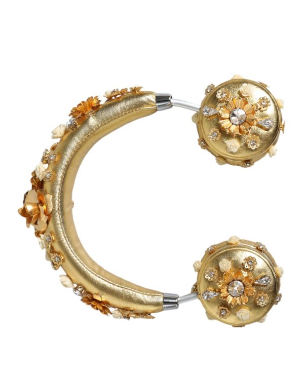 Dolce & Gabbana  DG Girl Floral Headphones - Gold Online Sale