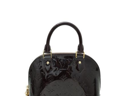 Louis Vuitton Amarante Monogram Vernis Alma BB Bag Discount