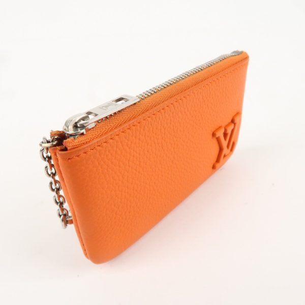 Louis Vuitton Aerogram Pochette Cles Coin Case Orange M81032 Fashion