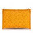 Gray Louis Vuitton Monogram Antartica Double Flat Messenger Crossbody Bag Supply