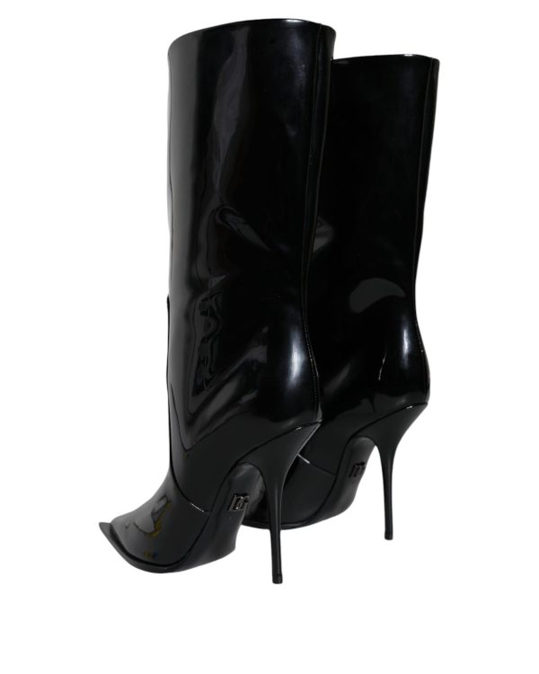 Dolce & Gabbana  Women s Patent Leather Knee-High Boots Discount