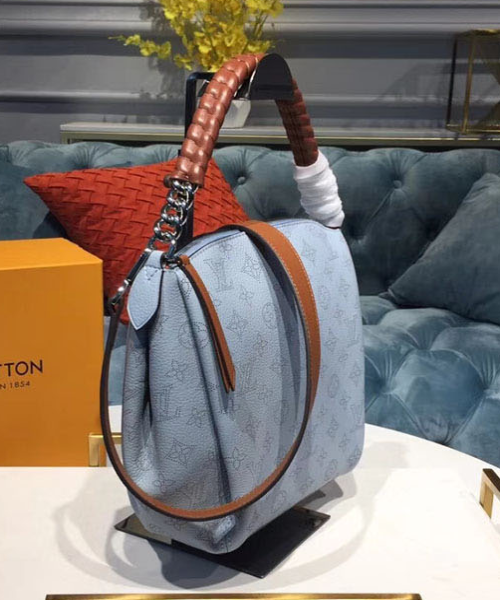 Louis Vuitton Babylone Chain BB Mahina Bleu Horizon Pumpkin Online Sale