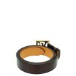 Louis Vuitton Amarante Monogram Vernis LV Frame Buckle Belt 34 Supply