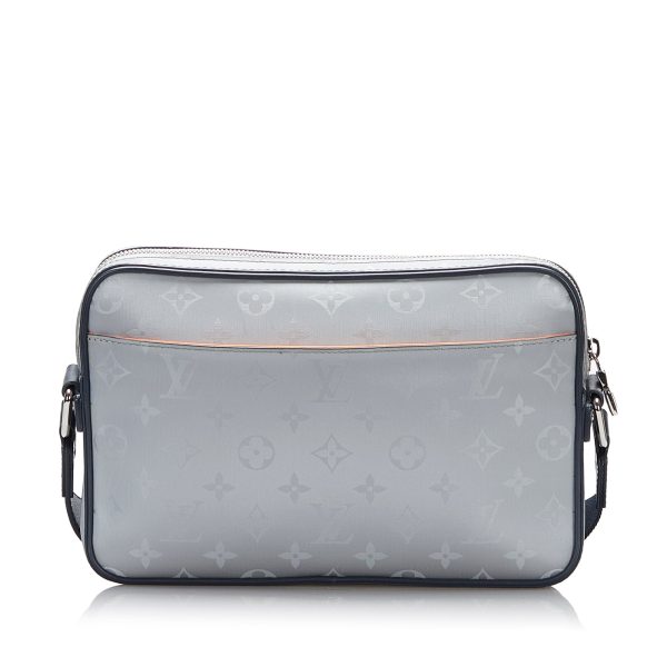 Gray Louis Vuitton Monogram Satellite Alpha Messenger Crossbody Bag For Discount