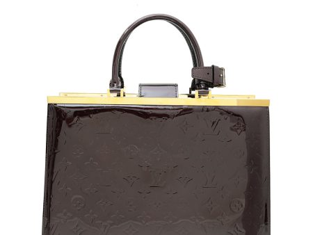 Louis Vuitton Amarante Monogram Vernis Deesse GM Bag Online Hot Sale