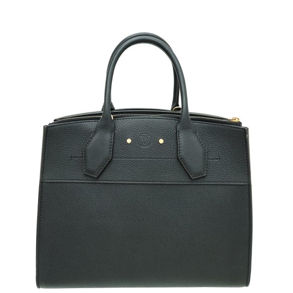 Louis Vuitton Black City Steamer MM Bag For Discount