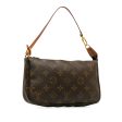 Brown Louis Vuitton Monogram Pochette Accessoires Baguette Online now