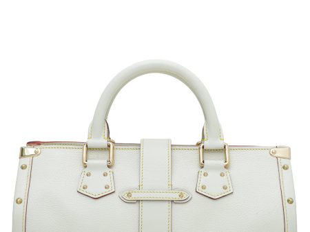 Louis Vuitton White Suhali L Epanoui PM Bag For Cheap