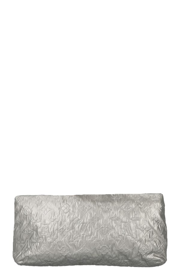 LOUIS VUITTON Altair Clutch Silver For Sale