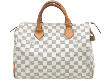 Louis Vuitton Azur Speedy 30 Bag Supply