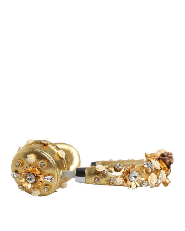 Dolce & Gabbana  DG Girl Floral Headphones - Gold Online Sale