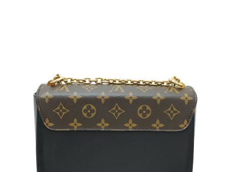 Louis Vuitton Bicolor Veau Satin Monogram Twist MM Bag For Cheap