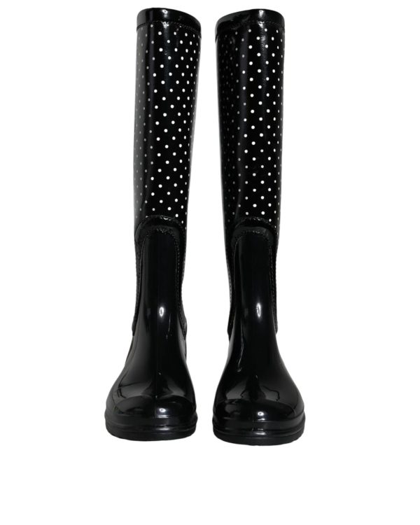 Dolce & Gabbana  Polka Dot Rain Boots Online Hot Sale