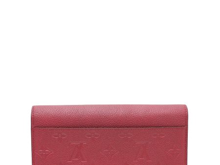 Louis Vuitton Aurore Monogram Empreinte Sarah Wallet Sale