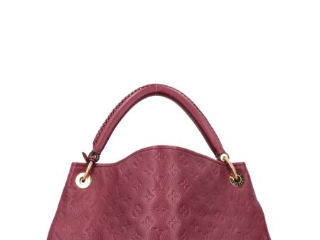 LOUIS VUITTON Artsy MM Bag Empreinte Fuchsia Cheap