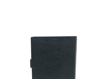 Louis Vuitton Black Large Agenda Cover For Sale