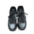 Louis Vuitton Black Iridescent Textile Monogram Mens Run Away Sneakers 7 For Discount