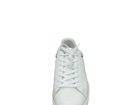 Louis Vuitton Bicolor Monogram Embossed Luxembourg Trainer Sneakers 7 Online