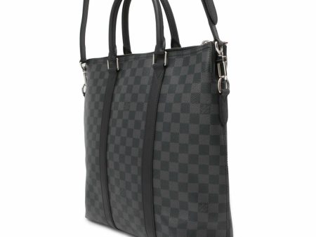 LOUIS VUITTON Anton Tote Noir N40000 Damier Graphite Online Hot Sale