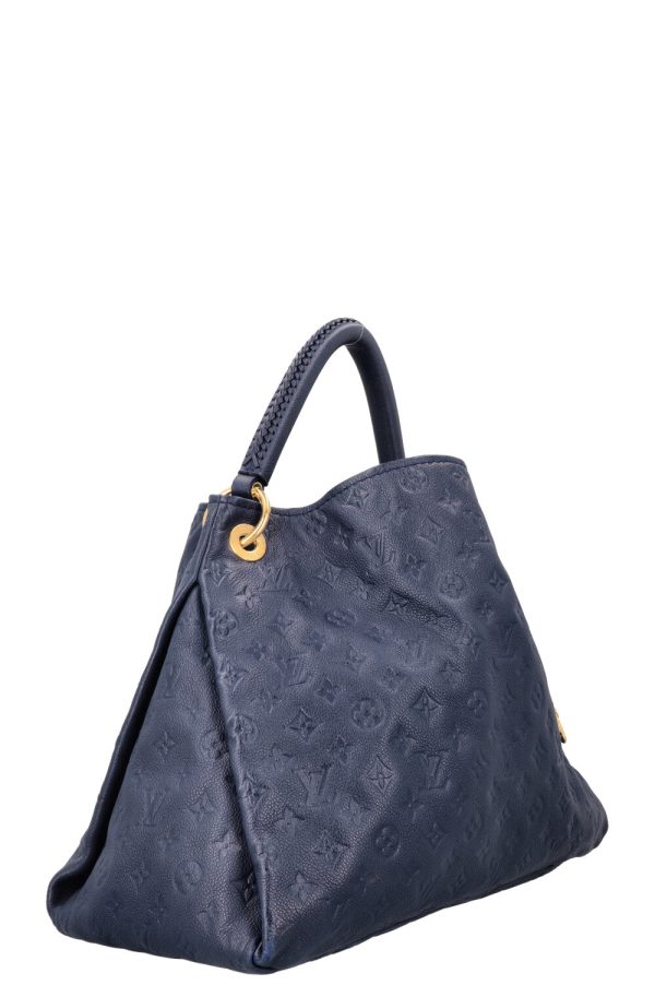 LOUIS VUITTON Artsy MM Empreinte Blue For Sale