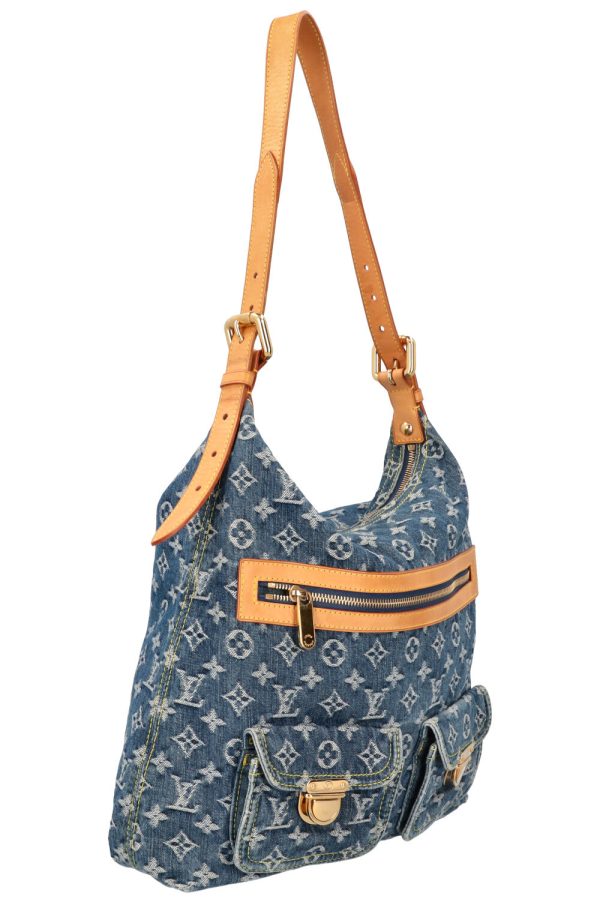 LOUIS VUITTON Baggy Bag GM Denim Blue Supply