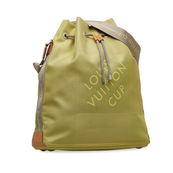 Green Louis Vuitton Damier Geant LV Cup Volunteer Bucket Bag on Sale